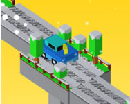 Bridge blocky cars ügyességi játék