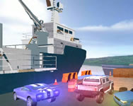 Car transporter ship simulator ügyességi HTML5 játék