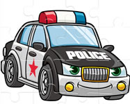 Cartoon police cars puzzle játékok ingyen