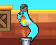 Dig out miner golf golyós játék ügyességi HTML5 játék