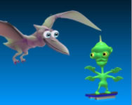 Dinosaurs and aliens ügyességi ingyen játék
