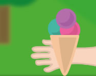 Ice cream rain ügyességi ingyen játék
