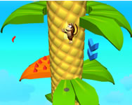 Monkey bounce ügyességi HTML5 játék