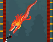 Ninja dragon ügyességi HTML5 játék