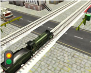 Railway train passing 3d ügyességi ingyen játék