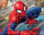 Spiderman jigsaw puzzle collection ügyességi HTML5 játék