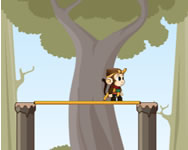 Stick monkey HTML5 ügyességi játék