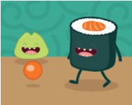 Sushi dash ügyességi HTML5 játék