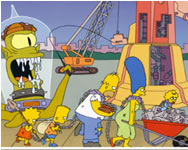 The Simpsons jigsaw puzzle ügyességi HTML5 játék