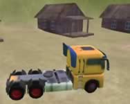 Uphill cargo trailer simulator 2k20 ügyességi HTML5 játék